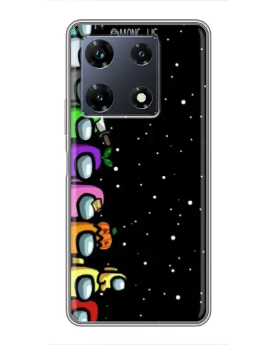Чехол для Infinix Note 30 Pro с картинкой «Команда Among Us»
