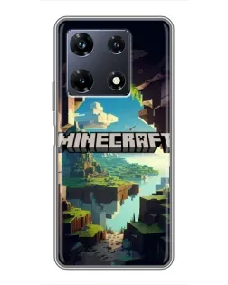 Чохол для Infinix Note 30 Pro з картинкою «Печера Майнкрафт»