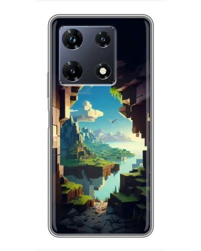 Чехол для Infinix Note 30 Pro с картинкой «Вид из пещеры»
