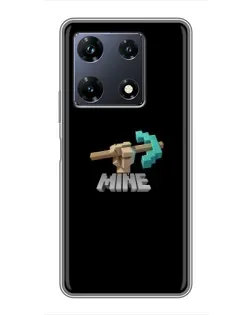 Чехол для Infinix Note 30 Pro с картинкой «Алмазная кирка»