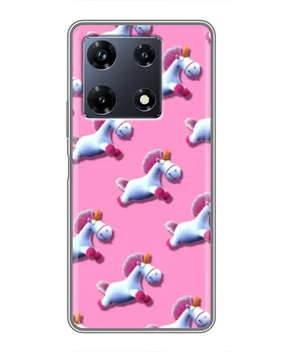 Чохол для Infinix Note 30 Pro з картинкою «Єдинороги на рожевому»