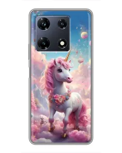 Чохол для Infinix Note 30 Pro з картинкою «Єдиноріг серед хмар»