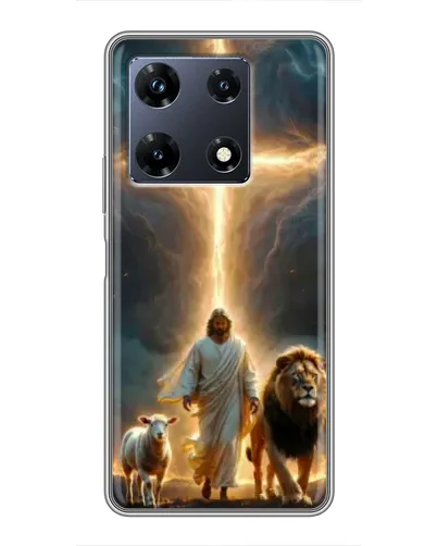 Чехол для Infinix Note 30 Pro с картинкой «Лев Иуды и Свет»