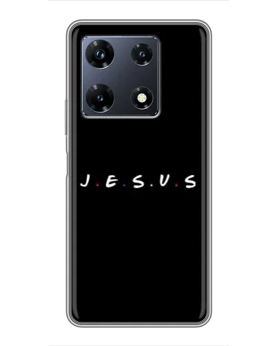 Чехол для Infinix Note 30 Pro с картинкой «Точки веры J.E.S.U.S.»