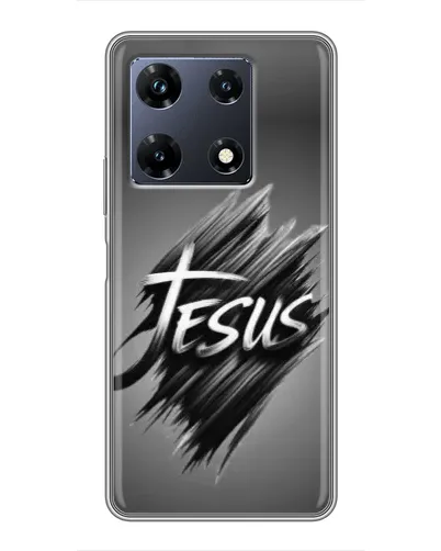 Чехол для Infinix Note 30 Pro с картинкой «Надпись Jesus Graffiti»