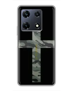 Чехол для Infinix Note 30 Pro с картинкой «Милитари Крест»