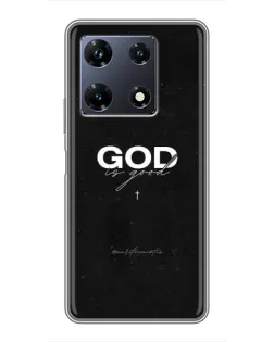 Чехол для Infinix Note 30 Pro с картинкой «GOD — Бог над всем»