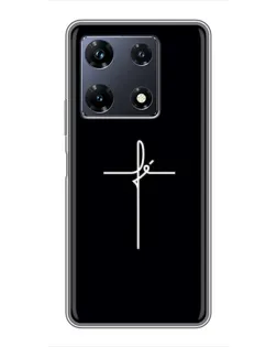 Чехол для Infinix Note 30 Pro с картинкой «Тонкий крест»