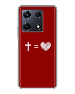 Чехол для Infinix Note 30 Pro с картинкой «Уравнение любви»
