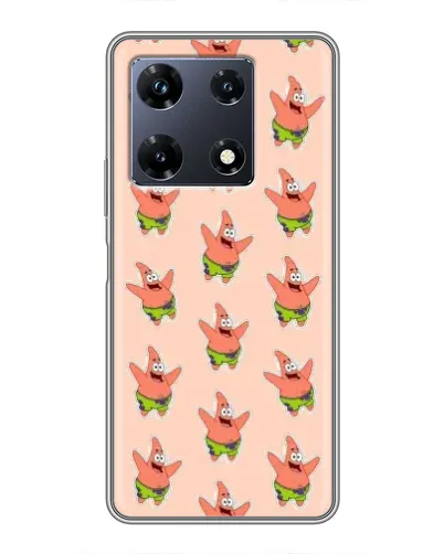 Чохол для Infinix Note 30 Pro з картинкою «Патрік Стар паттерн»