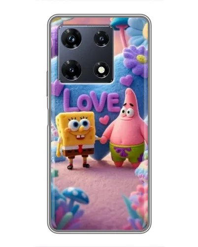 Чохол для Infinix Note 30 Pro з картинкою «Губка Боб Патрік»