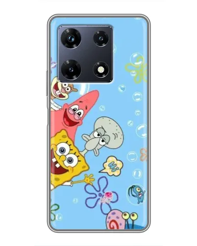 Чохол для Infinix Note 30 Pro з картинкою «Веселі бульбашки»