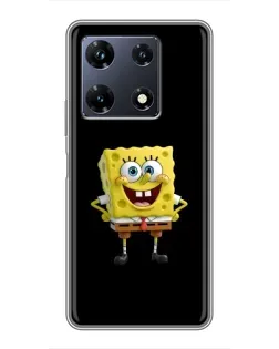 Чохол для Infinix Note 30 Pro з картинкою «Класичний Губка Боб»