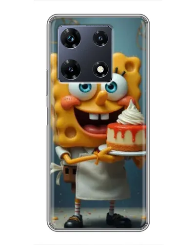 Чохол для Infinix Note 30 Pro з картинкою «Кухар Спанч Боб»
