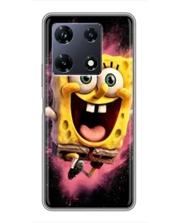 Чохол для Infinix Note 30 Pro з картинкою «Вибуховий Спанч Боб»