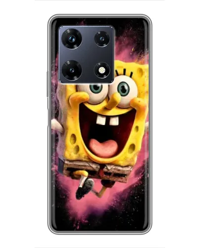 Чохол для Infinix Note 30 Pro з картинкою «Вибуховий Спанч Боб»