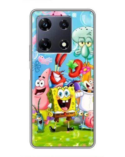 Чехол для Infinix Note 30 Pro с картинкой «Губка Боб и друзья» Чехол для Infinix Note 30 Pro с картинкой «Губка Боб и друзья»
