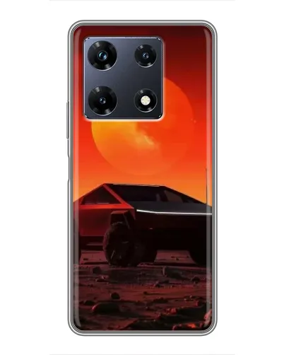 Чехол для Infinix Note 30 Pro с картинкой «Cybertruck на Марсе»