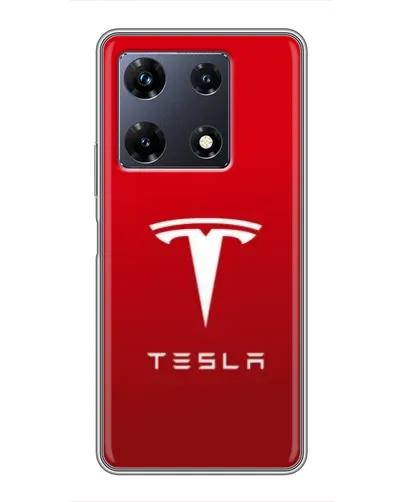 Чехол для Infinix Note 30 Pro с картинкой «Tesla Red Classic»