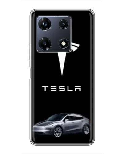 Чехол для Infinix Note 30 Pro с картинкой «Tesla Model Y»