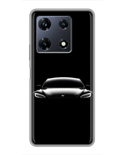 Чехол для Infinix Note 30 Pro с картинкой «Фары Tesla Night»