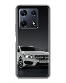 Чехол для Infinix Note 30 Pro с картинкой «Mercedes AMG GT Silver»