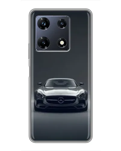 Чехол для Infinix Note 30 Pro с картинкой «Mercedes на черном»
