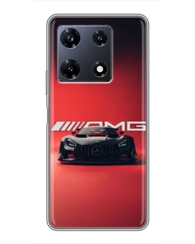 Чехол для Infinix Note 30 Pro с картинкой «Mercedes AMG — красная линия»