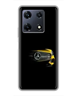 Чехол для Infinix Note 30 Pro с картинкой «Mercedes — ретро стиль»