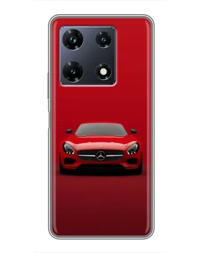 Чехол для Infinix Note 30 Pro с картинкой «Красный Mercedes AMG»