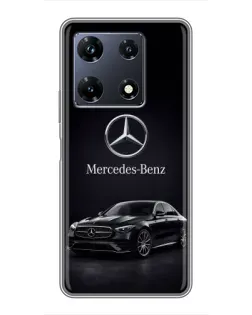 Чехол для Infinix Note 30 Pro с картинкой «Mercedes — решетка радиатора»