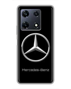 Чехол для Infinix Note 30 Pro с картинкой «Mercedes Silver Logo»