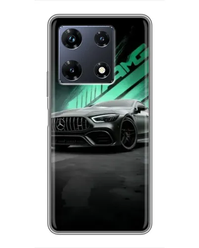 Чехол для Infinix Note 30 Pro с картинкой «Темный Mercedes AMG»