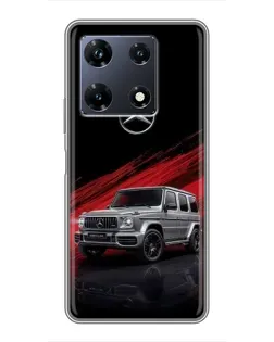 Чехол для Infinix Note 30 Pro с картинкой «Mercedes G-Class красный»
