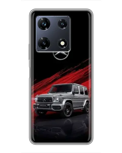 Чехол для Infinix Note 30 Pro с картинкой «Mercedes G-Class красный»