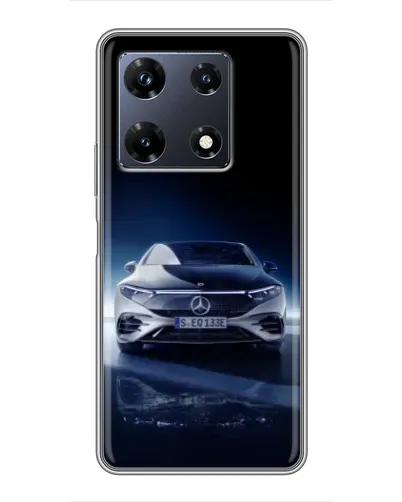 Чехол для Infinix Note 30 Pro с картинкой «Ночной Mercedes EQ»