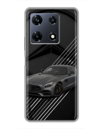 Чехол для Infinix Note 30 Pro с картинкой «Mercedes AMG — графика»