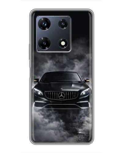 Чехол для Infinix Note 30 Pro с картинкой «Mercedes в дыму»