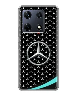 Чехол для Infinix Note 30 Pro с картинкой «Mercedes — бирюзовый акцент»