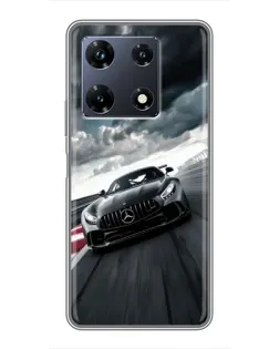 Чехол для Infinix Note 30 Pro с картинкой «Гоночный Mercedes AMG»