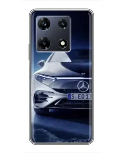 Чехол для Infinix Note 30 Pro с картинкой «Mercedes EQ — будущее»