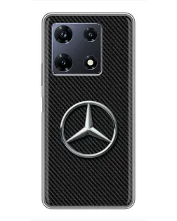 Чехол для Infinix Note 30 Pro с картинкой «Карбоновый Mercedes стиль»
