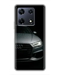 Чехол для Infinix Note 30 Pro с картинкой «Audi — детализация кузова»