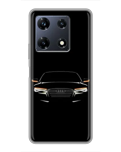 Чехол для Infinix Note 30 Pro с картинкой «Audi — ночной контур» Чехол для Infinix Note 30 Pro с картинкой «Audi — ночной контур»
