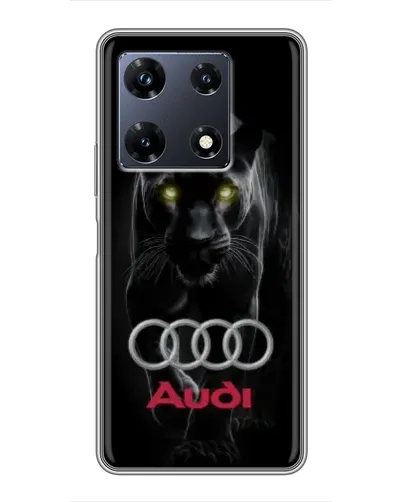 Чехол для Infinix Note 30 Pro с картинкой «Пантера и Audi» Чехол для Infinix Note 30 Pro с картинкой «Пантера и Audi»
