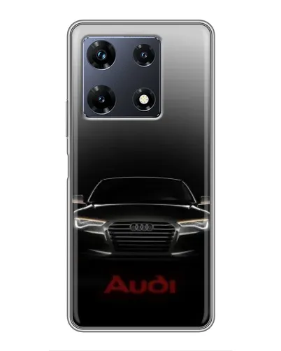 Чехол для Infinix Note 30 Pro с картинкой «Audi — градиентный контур» Чехол для Infinix Note 30 Pro с картинкой «Audi — градиентный контур»