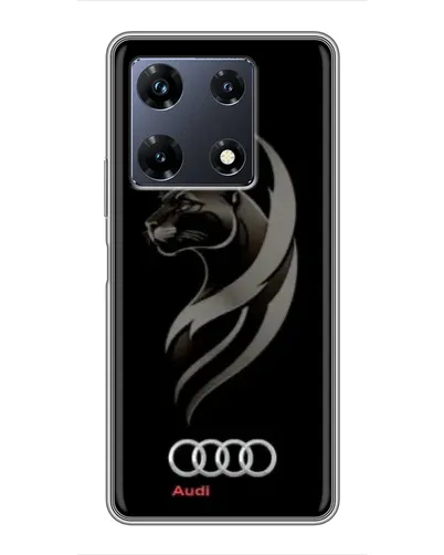 Чехол для Infinix Note 30 Pro с картинкой «Графика — пантера и Audi» Чехол для Infinix Note 30 Pro с картинкой «Графика — пантера и Audi»