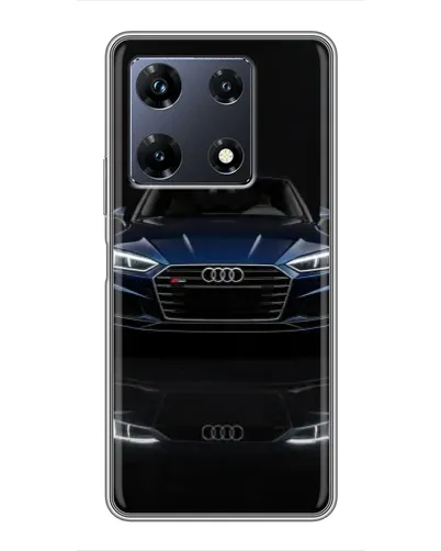Чехол для Infinix Note 30 Pro с картинкой «Audi — ночное отражение» Чехол для Infinix Note 30 Pro с картинкой «Audi — ночное отражение»