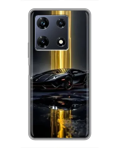 Чехол для Infinix Note 30 Pro с картинкой «Ночной Lamborghini драйв»