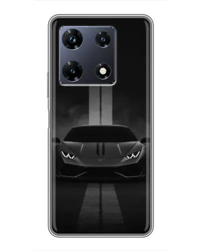 Чехол для Infinix Note 30 Pro с картинкой «Lamborghini симметрия дорог»